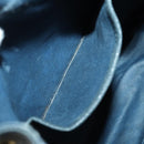 GUCCI GG Supreme Sherry Line Shoulder Bag PVC Navy Gold 41 02 034 Auth 156842-19