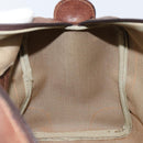 GUCCI GG Supreme Boston Bag PVC Beige Gold Auth 156843-19