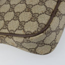 GUCCI GG Supreme Shoulder Bag PVC Beige Gold 97 02 068 Auth 156844-11