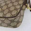GUCCI GG Supreme Shoulder Bag PVC Beige Gold 97 02 068 Auth 156844-12