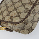 GUCCI GG Supreme Shoulder Bag PVC Beige Gold 97 02 068 Auth 156844-13