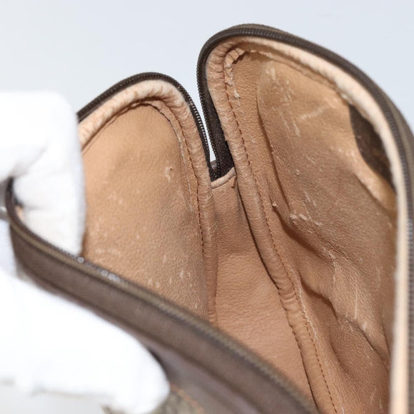 GUCCI GG Supreme Shoulder Bag PVC Beige Gold 97 02 068 Auth 156844