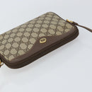 GUCCI GG Supreme Shoulder Bag PVC Beige Gold 97 02 068 Auth 156844-6