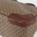 GUCCI Micro GG Supreme Boston Bag PVC 2way Beige Gold 002 122 0033 Auth 156846-12