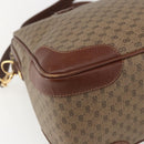 GUCCI Micro GG Supreme Boston Bag PVC 2way Beige Gold 002 122 0033 Auth 156846-13