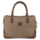 GUCCI Micro GG Supreme Boston Bag PVC 2way Beige Gold 002 122 0033 Auth 156846-2