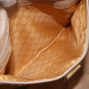 GUCCI Micro GG Supreme Boston Bag PVC 2way Beige Gold 002 122 0033 Auth 156846-23