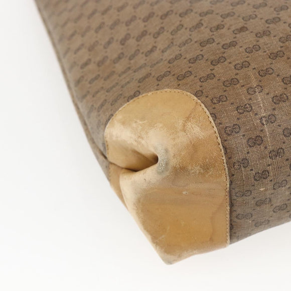 GUCCI Micro GG Supreme Web Sherry Line Bag PVC Beige 002 904 0223 Auth 156847