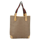 GUCCI Micro GG Supreme Web Sherry Line Bag PVC Beige 002 904 0223 Auth 156847-2