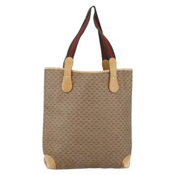 GUCCI Micro GG Supreme Web Sherry Line Bag PVC Beige 002 904 0223 Auth 156847 - 0