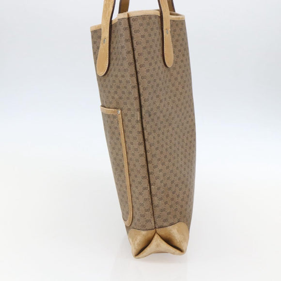 GUCCI Micro GG Supreme Web Sherry Line Bag PVC Beige 002 904 0223 Auth 156847