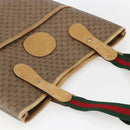 GUCCI Micro GG Supreme Web Sherry Line Bag PVC Beige 002 904 0223 Auth 156847-5