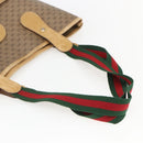 GUCCI Micro GG Supreme Web Sherry Line Bag PVC Beige 002 904 0223 Auth 156847-6