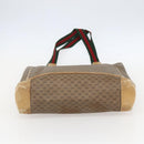 GUCCI Micro GG Supreme Web Sherry Line Bag PVC Beige 002 904 0223 Auth 156847-8