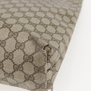 GUCCI GG Supreme Web Sherry Line Tote Bag PVC Beige Red 39 02 003 Auth 156848-12