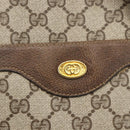 GUCCI GG Supreme Web Sherry Line Tote Bag PVC Beige Red 39 02 003 Auth 156848-14