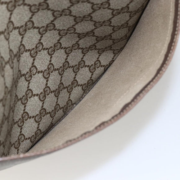 GUCCI GG Supreme Web Sherry Line Tote Bag PVC Beige Red 39 02 003 Auth 156848