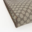 GUCCI GG Supreme Tote Bag PVC Beige Auth 156849-11