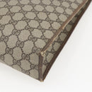 GUCCI GG Supreme Tote Bag PVC Beige Auth 156849-12