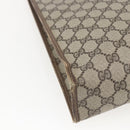 GUCCI GG Supreme Tote Bag PVC Beige Auth 156849-13