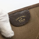 GUCCI GG Supreme Tote Bag PVC Beige Auth 156849-18