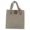 GUCCI GG Supreme Tote Bag PVC Beige Auth 156849-3