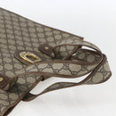 GUCCI GG Supreme Tote Bag PVC Beige Auth 156849-7
