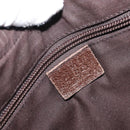 GUCCI GG Canvas Shoulder Bag Beige Silver 122790 Auth 156850-18