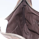 GUCCI GG Canvas Shoulder Bag Beige Silver 122790 Auth 156850-20