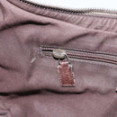 GUCCI GG Canvas Shoulder Bag Beige Silver 122790 Auth 156850-21