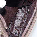 GUCCI Shoulder Bag Suede Brown Gold 000 2855 0550 0 Auth 156851-17