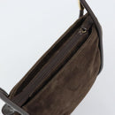GUCCI Shoulder Bag Suede Brown Gold 000 2855 0550 0 Auth 156851-6