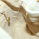 GUCCI Bamboo Hand Bag Leather 2way White Gold 001 0166 1638 Auth 156854-18