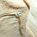 GUCCI Bamboo Hand Bag Leather 2way White Gold 001 0166 1638 Auth 156854-21