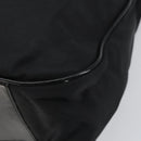 GUCCI Bamboo Hand Bag Nylon Black Silver 001 1998 1577 Auth 156855-9