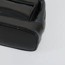 GUCCI Shoulder Bag Enamel Black Gold 001 1075 1650 0 Auth 156856-9
