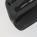 GUCCI Shoulder Bag Enamel Black Gold 001 1075 1650 0 Auth 156856-14