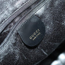 GUCCI Shoulder Bag Enamel Black Gold 001 1075 1650 0 Auth 156856-17