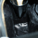 GUCCI Shoulder Bag Enamel Black Gold 001 1075 1650 0 Auth 156856-19
