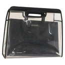 GUCCI Hand Bag Vinyl Clear 002 1998 0453 Auth 156857-1