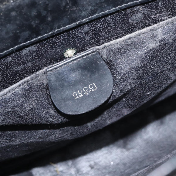 GUCCI Hand Bag Vinyl Clear 002 1998 0453 Auth 156857