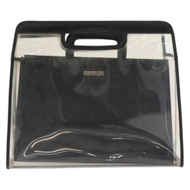 GUCCI Hand Bag Vinyl Clear 002 1998 0453 Auth 156857 - 0