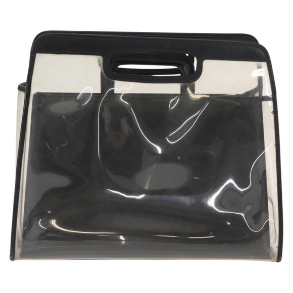 GUCCI Hand Bag Vinyl Clear 002 1998 0453 Auth 156857