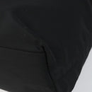 PRADA Hand Bag Nylon Black Auth 156858-9
