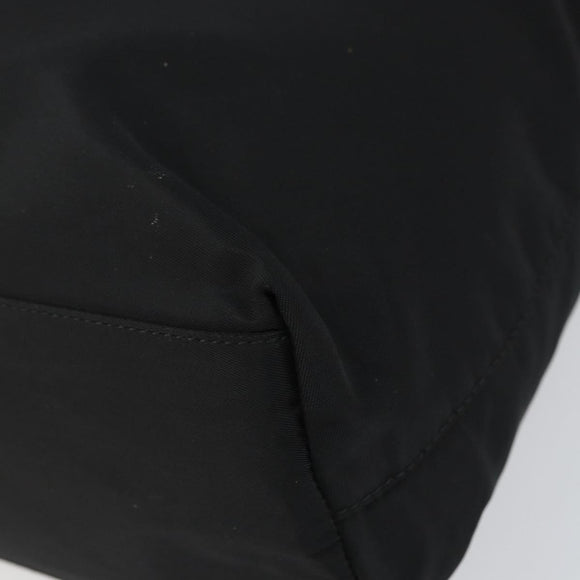 PRADA Hand Bag Nylon Black Auth 156858