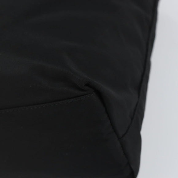 PRADA Hand Bag Nylon Black Auth 156858