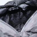 PRADA Hand Bag Nylon Black Auth 156858-19