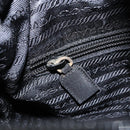PRADA Hand Bag Nylon Black Auth 156858-21
