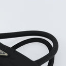 PRADA Hand Bag Nylon Black Auth 156858-8
