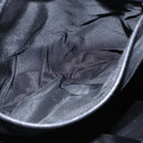 PRADA Tote Bag Nylon Leather Black Auth 156859-20